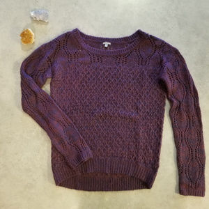 Charlotte Russe Loose Knit Sweater, Size L, EUC